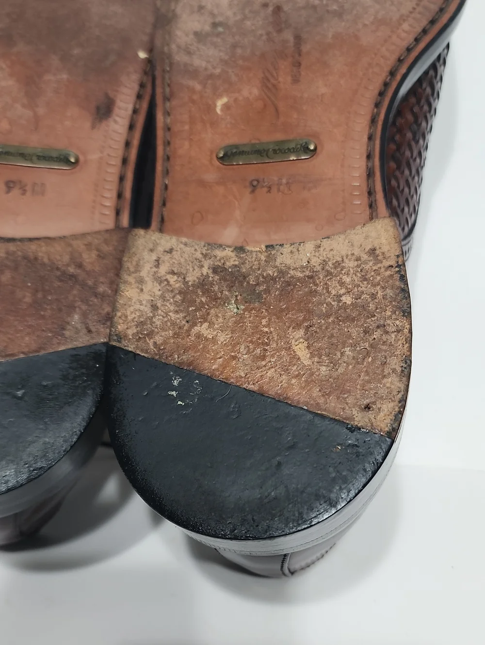 Mezlan Salinas Genuine Crocodile Men Sz 9.5 Leather Cap Toe Brown Lace Up Shoes